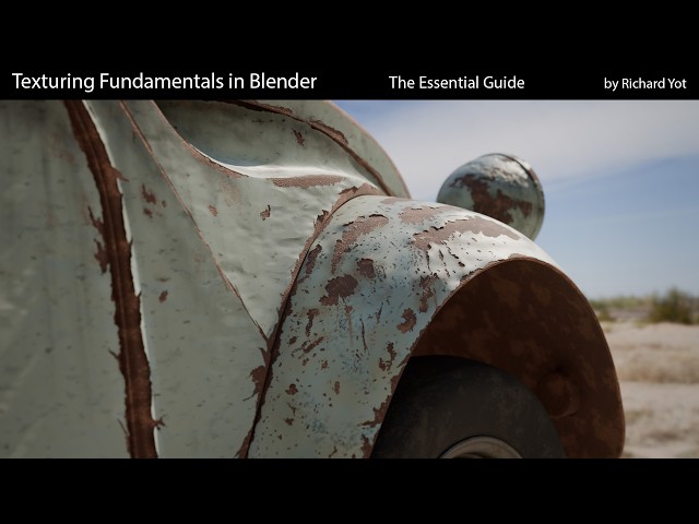 Texturing Fundamentals in Blender - Course Trailer