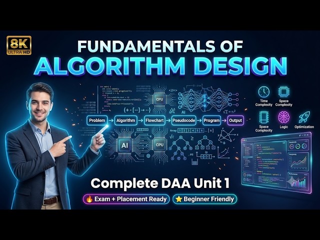 Learn Algorithm Design & Analysis in One Shot | DAA Complete Course