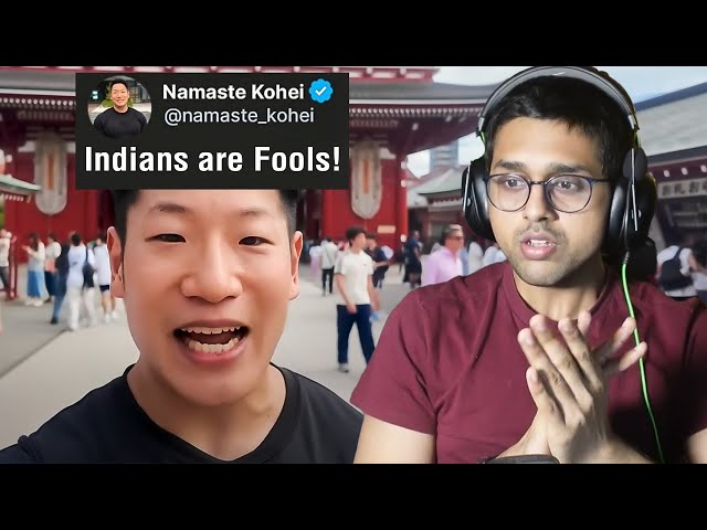This JAPANESE YOUTUBER is FOOLING INDIANS AGAIN - Rachitroo reacts