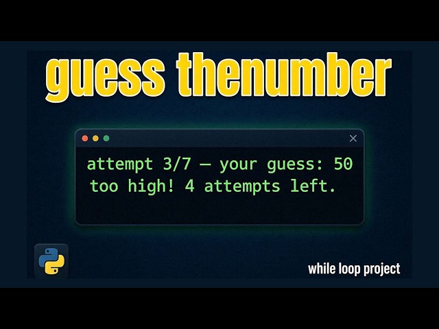 Number Guessing Game in Python | Beginner Friendly