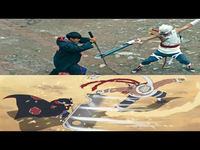 Sasuke Vs Killer Bee Anime Vs Live Action