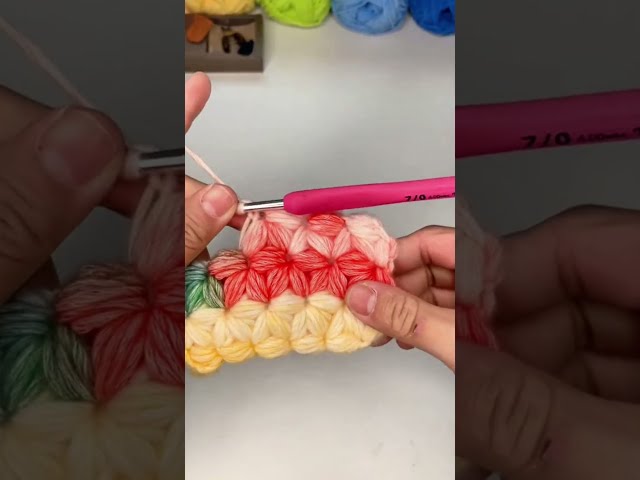 Crochet puff stitches