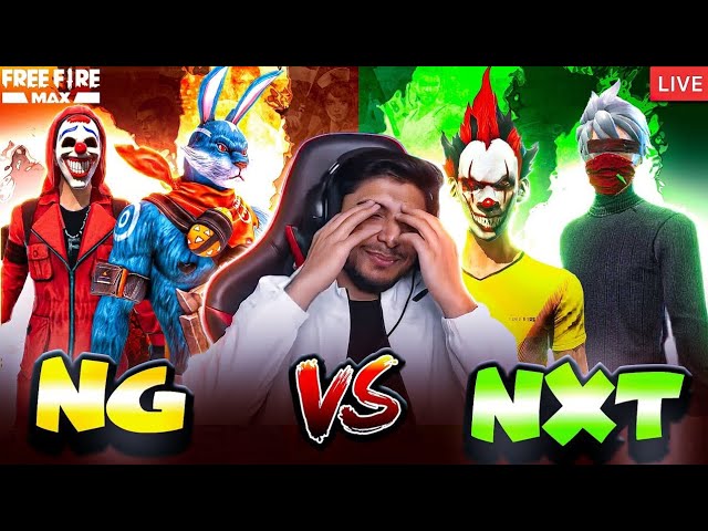 NXT Beat Nonstop Gaming Squad by 0-7😬! NG🧡 Vs NXT🤍 Most Intense Battle b/w India's Top most Squad🔥