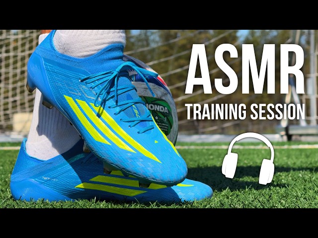 ASMR Training Session In Custom adidas F50 For Soccer / Football