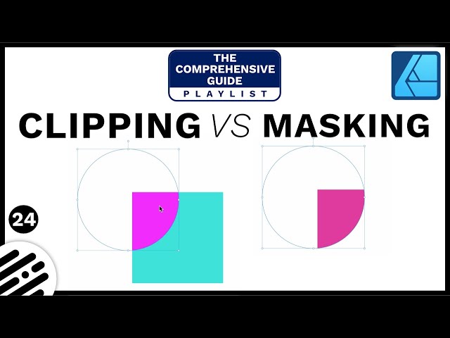 Affinity Designer Tutorial: Clipping vs Masking