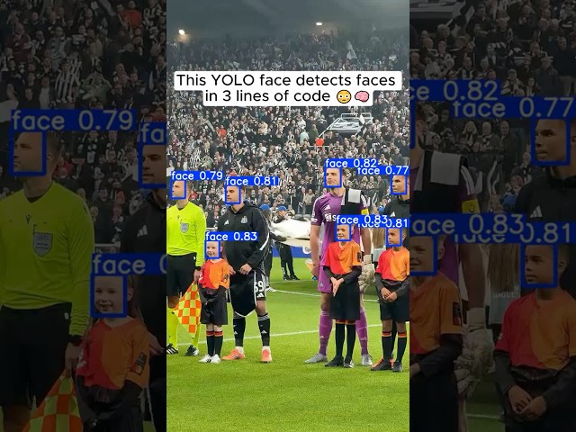 Face Detection in 3 Lines of code (AI is scary)