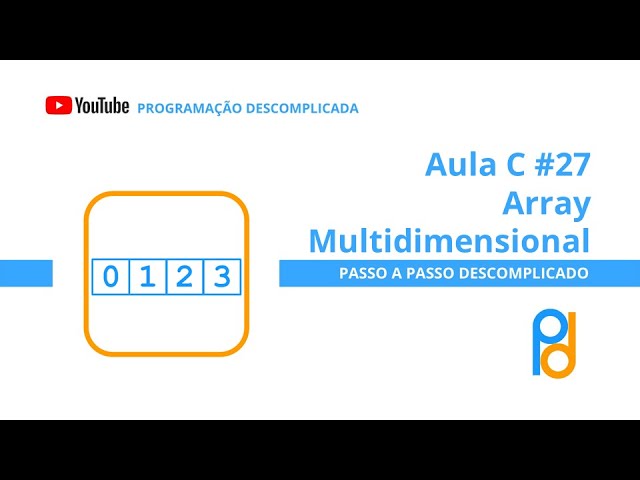 C Programming Language | Lesson 27 - Multidimensional Arrays