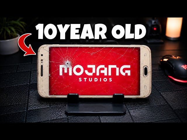 Can A 10 Year Old Phone Run Minecraft?(1Gb Ram)😱