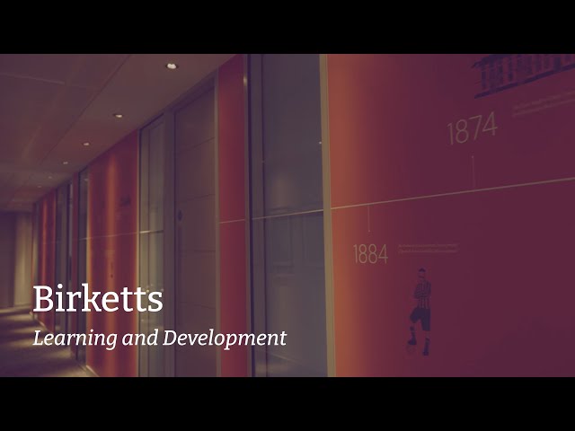 Learning and Development