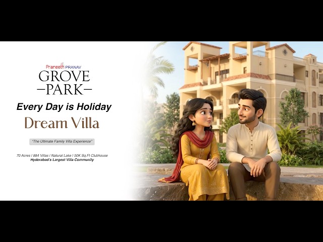 Hyderabad’s Largest Villa Community | Praneeth Pranav Grove Park, Dundigal