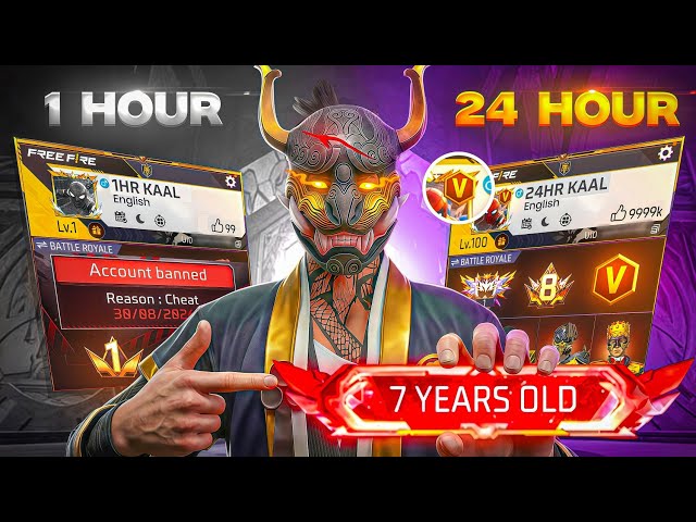 Transforming My Subscriber’s BANNED ID Into PRIME 8 in Just 24 Hours! 😱 – Garena Free Fire