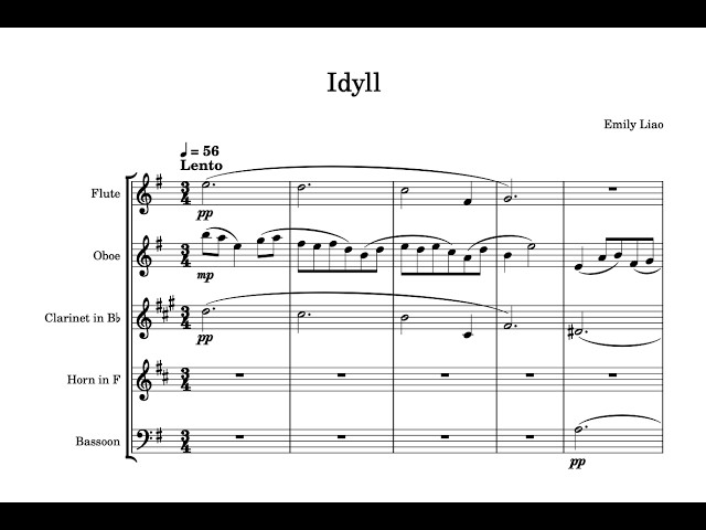 Idyll | Original Composition by Emily Liao