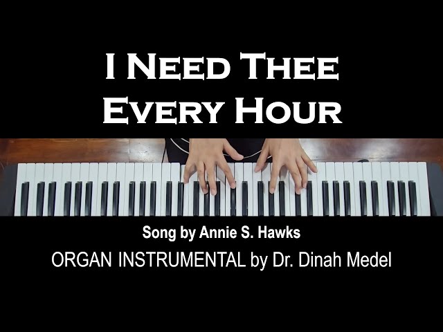 I Need Thee | Instrumental Sing-along Classic Hymn with Lyrics
