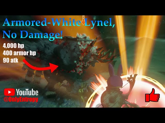Armored White Lynel, No Damage! #totkgameplay #totk