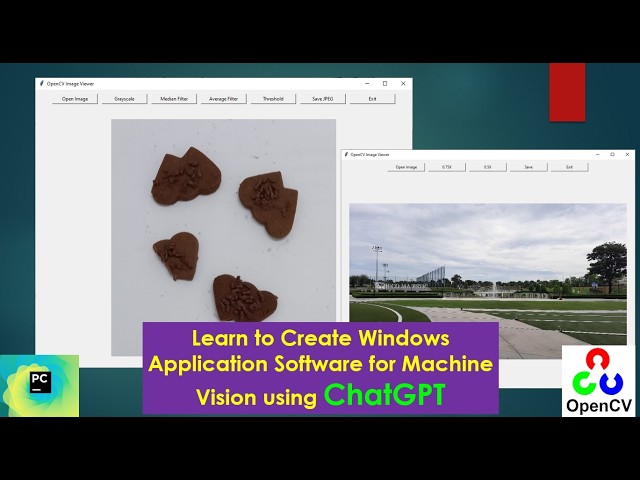 Create Windows Applications Software for Machine Vision using ChatGPT
