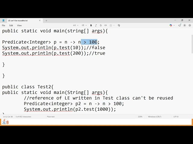 11 - Java - 8 - Method Reference