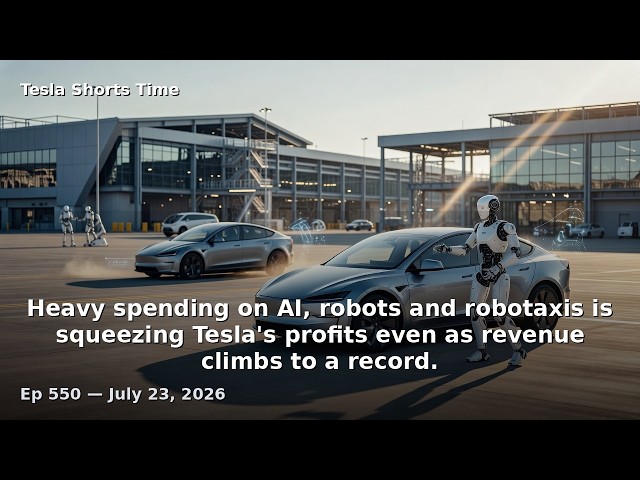 Tesla Revenue Hits Record as AI Spend Squeezes Profits