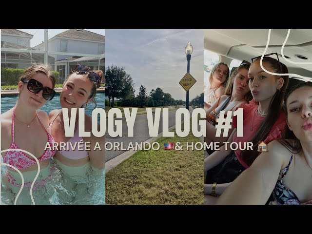Vlogy Vlog #1 - Arrivée à Orlando 🇺🇸 et Home tour 🏠 !