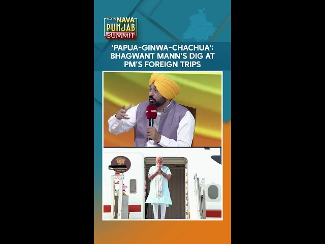 ‘Papua-Ginwa-Chachua’: Bhagwant Mann’s Dig At PM Modi’s Foreign Trips