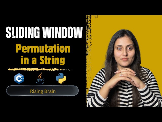 Permutation in String | Brute Force + Sliding Window (Frequency Map) | Python, C++, Java