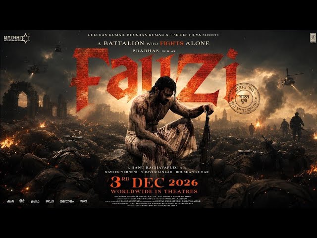 FAUJI - Official Trailer | Prabhas | Hanu Raghavapudi | Prabhas New Movie 2026 | FMT