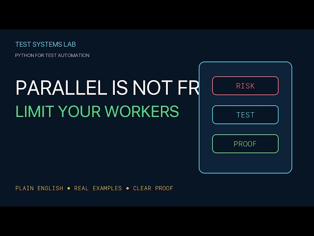 Concurrency for Test Engineers — Threads, Async, and Real Limits