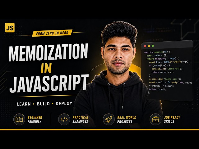 Memoization in Advanced JavaScript Explained | JavaScript Tutorial #48
