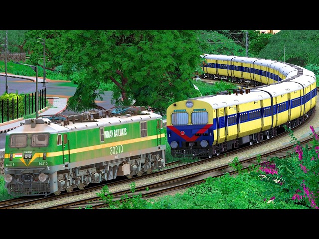 WAG9 RESCUE MEMU EXPRESS TRAIN | BUMPY RAILROAD | Train Simulator | Railwork | NTG GAMING