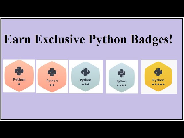 Earn Exclusive Python Badges | Share On LinkedIn