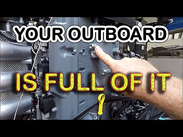 ACID WASHING OUTBOARD MOTOR