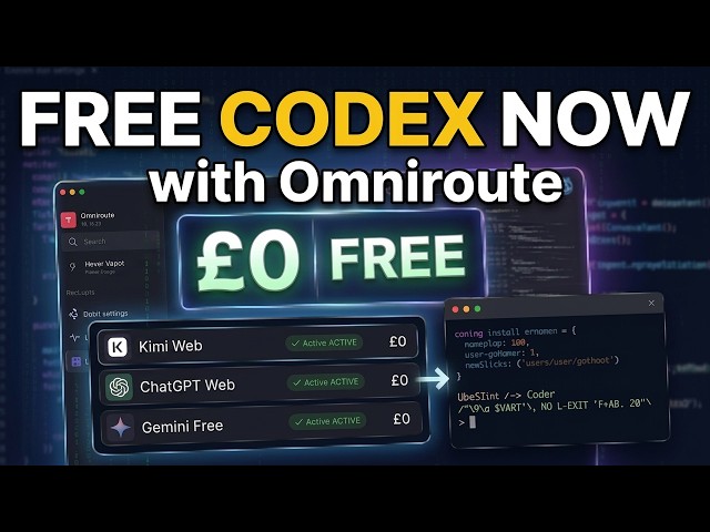 Install & use Codex for FREE with OmniRoute - English Tutorial