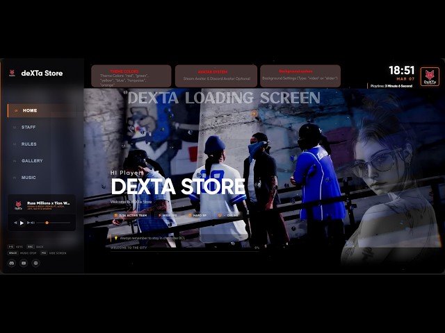 deXTa Loading Screen