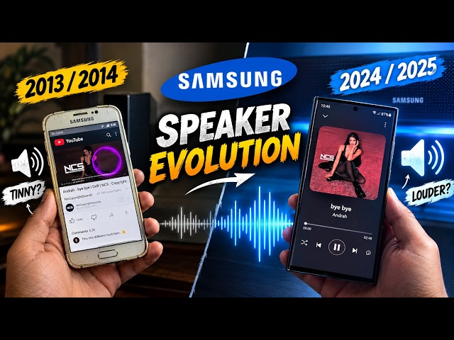 S23 Ultra vs Galaxy S5 Speaker Comparison! | Samsung Speaker Evolution