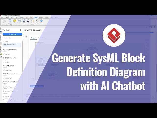 AI-Powered SysML Modeling: Block Definition Diagrams Made Easy