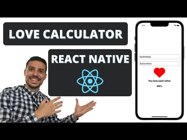 React Native Love Calculator App | React Native Project | React Native Tutorial