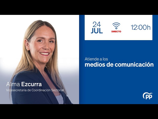 🔵DIRECTO: Alma Ezcurra atiende a los medios de comunicación