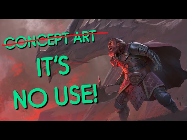 Don't learn CONCEPT ART!