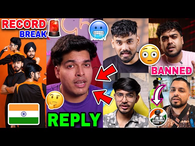 OMG 😱 JONATHAN Vs Scout- Manya & Admino Reply 🥶 Og Break Record- All Shocked 😳 Sid & Mamba BGMI Ban 