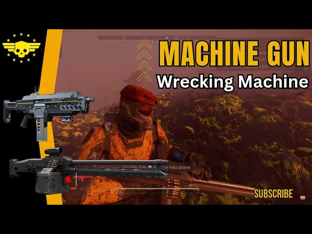 HELLDIVERS 2:Testing The Buffed Machine Gun|Super Helldive Difficulty