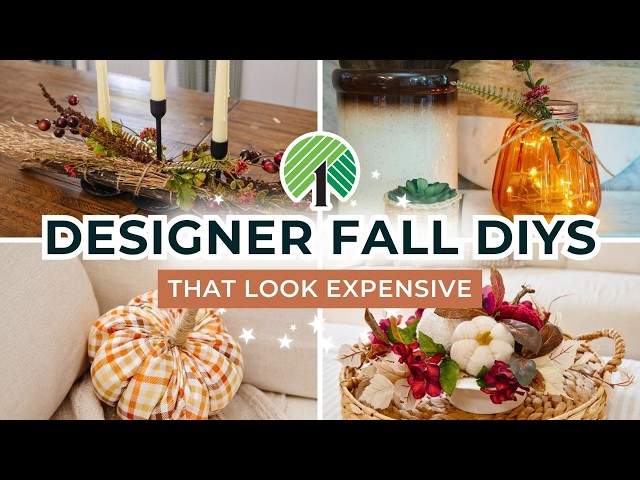 10 High End Dollar Tree Fall DIYs That Look Expensive!