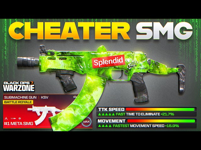 #1 ULTIMATE OG SMG META LOADOUT in WARZONE BO7! (Best KSV SMG Loadout for Warzone)