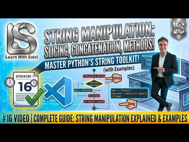 Python String Manipulation Explained | Programming | IGCSE