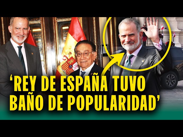 ¿Famoso entre los peruanos?: Rey de España recibió cálida bienvenida en Perú