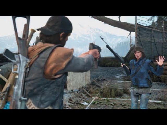 Deacon spares female drifter, Boozer disapproves | DAYS GONE
