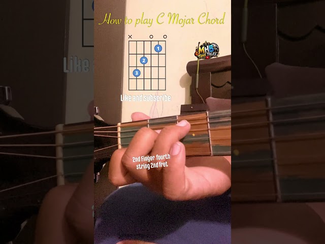 Finally Play the C Major Chord Perfectly | Step-by-Step 🎸 #guitarbeginner #easyguitartutorial