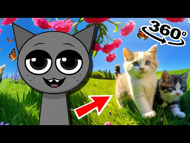 Can you find Gray Incredibox Sprunki in all locations in 360° VR  in 15 seconds