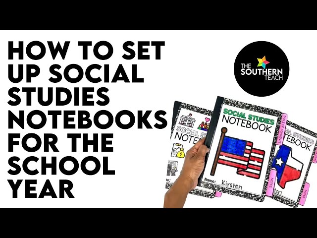 How to Set Up Social Studies Interactive Notebooks For the Entire School Year