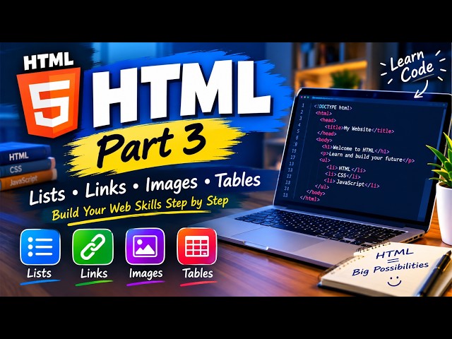 Part3 HTML & CSS for beginners (build a simple website with HTML/CSS)
