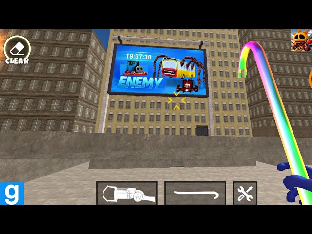 Nextbots in playground mod updated new cursed thomas evil school bus eater 😱 chasing nextbots 🔥