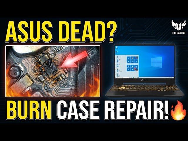 How to Fix Burned Laptop Motherboard | Asus DANJLFMBAB0 Short Circuit Tracing & Repair #AsusTUF